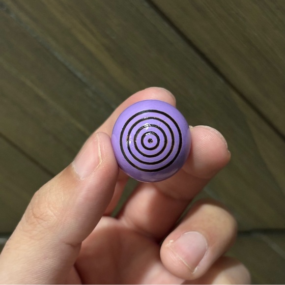 Naruto Rinnegan 1 Inch Wooden Eyeball Human Size - Picture 7 of 9